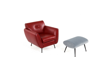 OLIVE - Upholstered rectangular velvet pouf by ESTEL GROUP - view 3